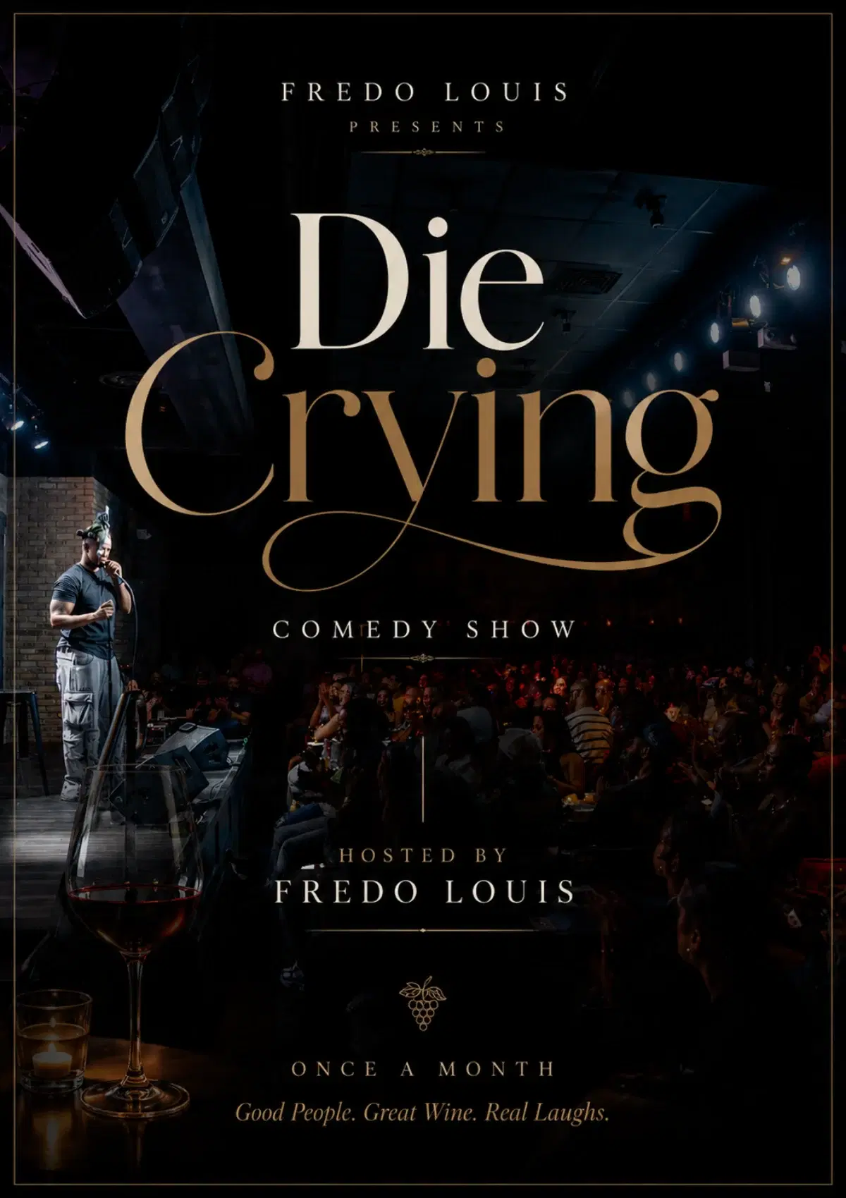Die Crying Comedy Show and Wine Tasting Experience show artwork